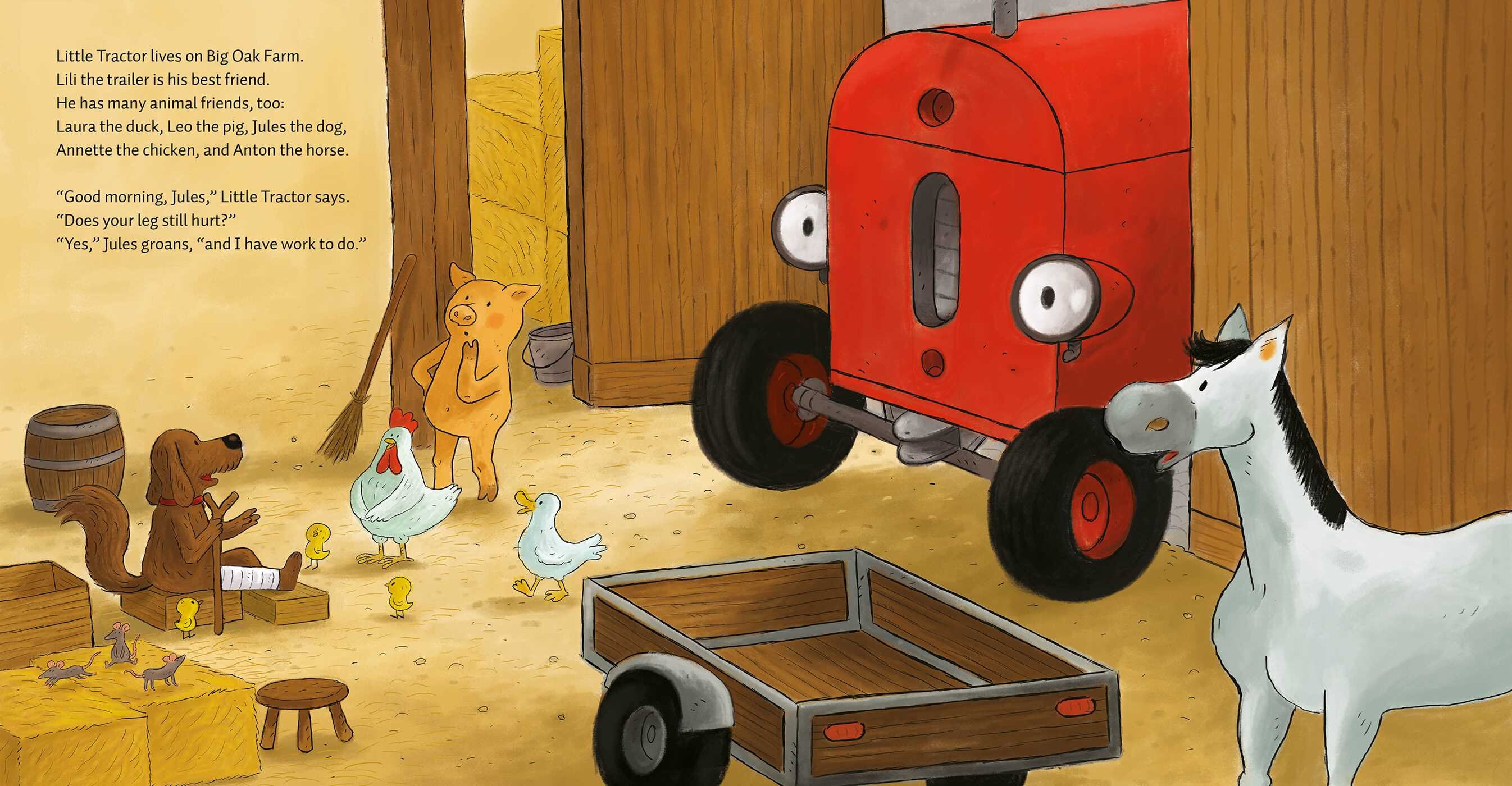 Little Tractor Tells a Fib