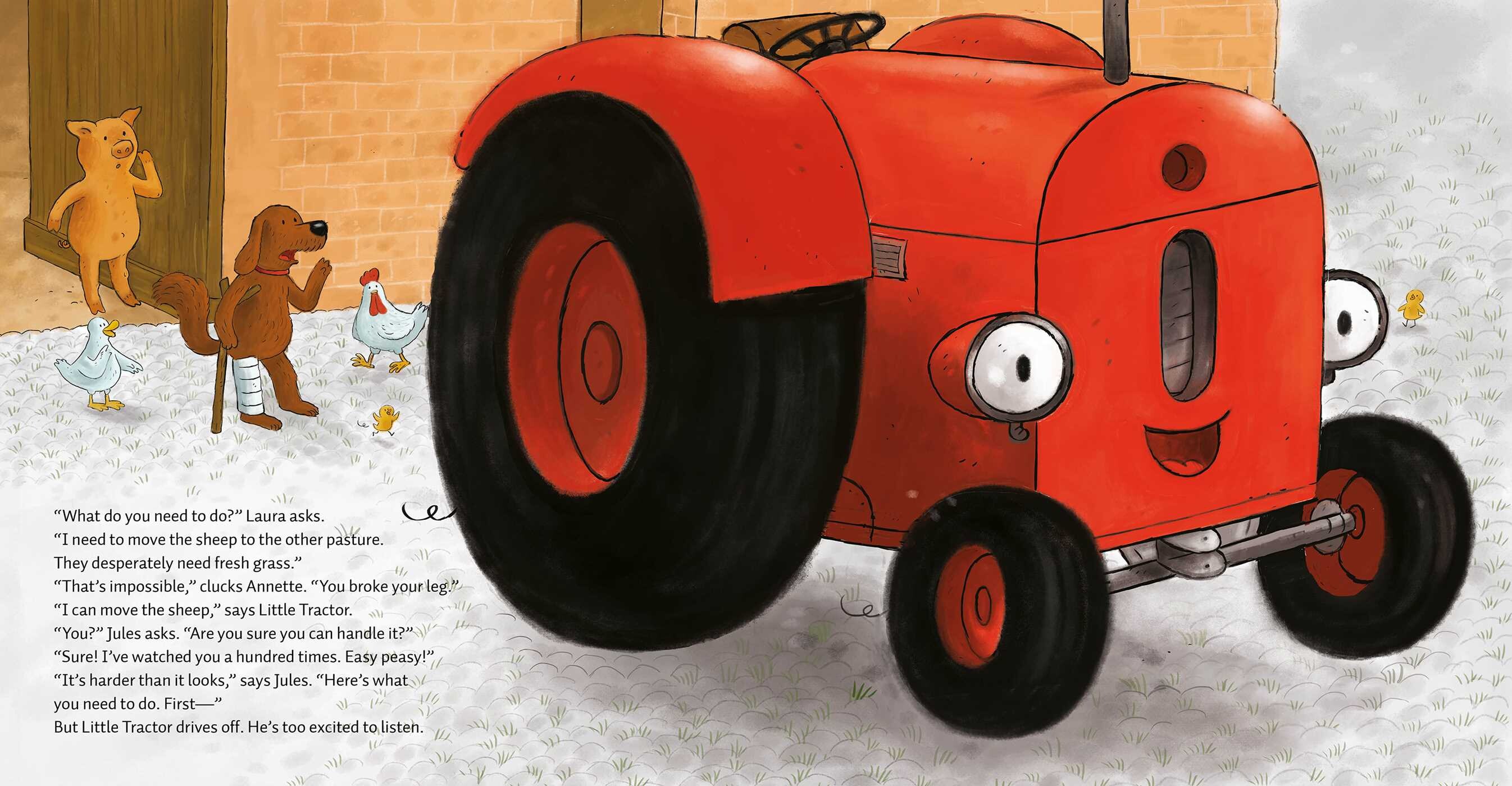 Little Tractor Tells a Fib