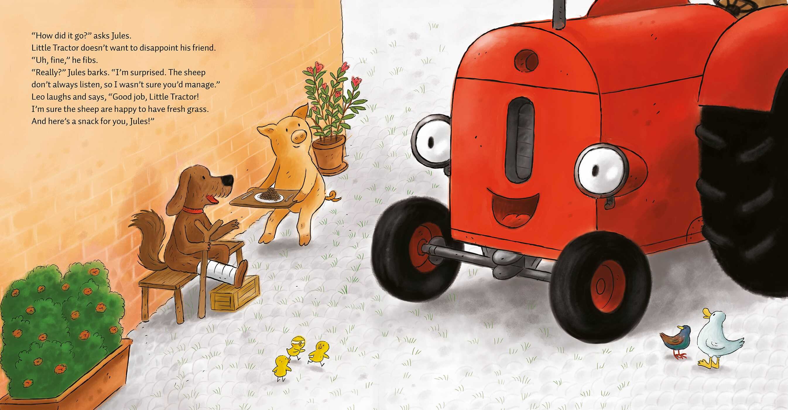 Little Tractor Tells a Fib