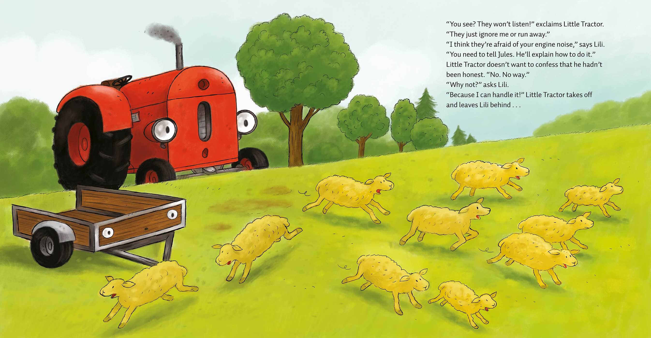 Little Tractor Tells a Fib