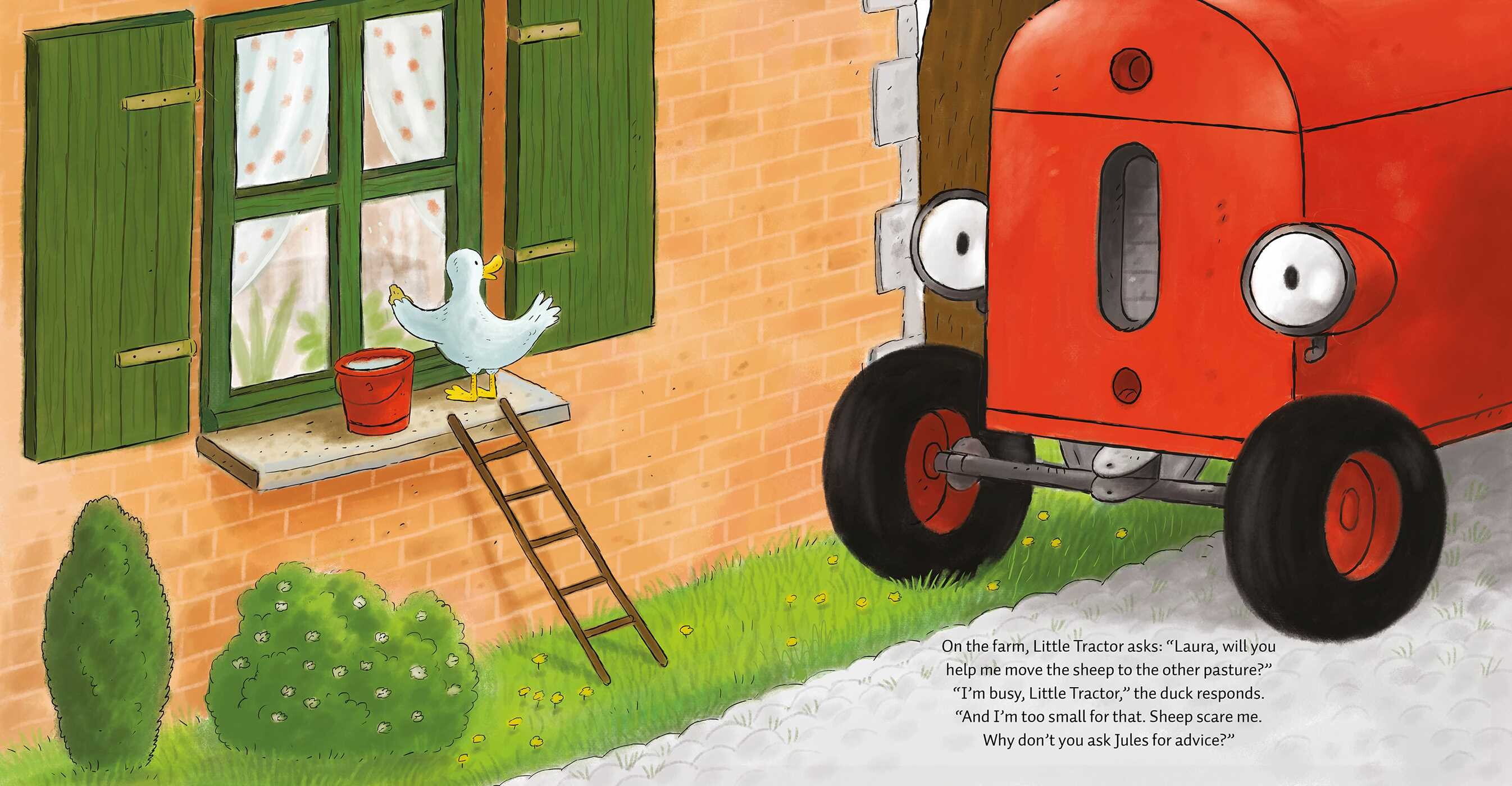 Little Tractor Tells a Fib