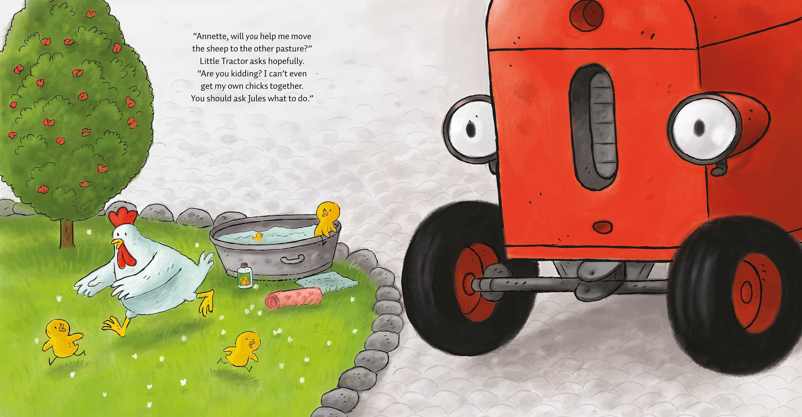 Little Tractor Tells a Fib