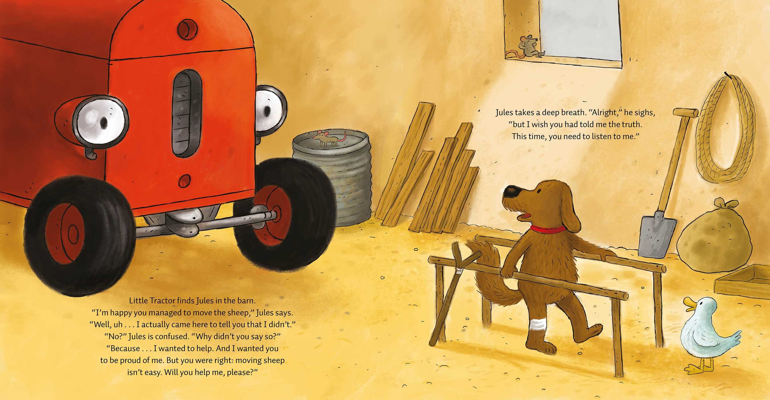 Little Tractor Tells a Fib