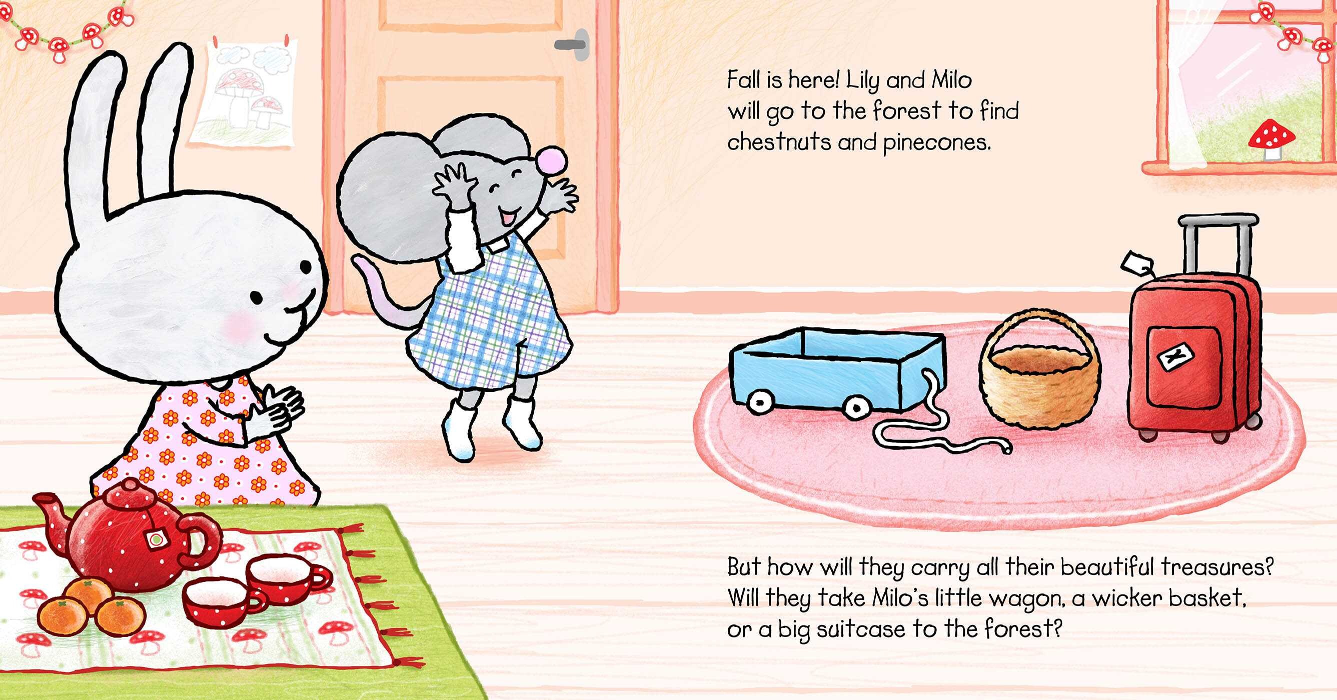 Fall with Lily and Milo