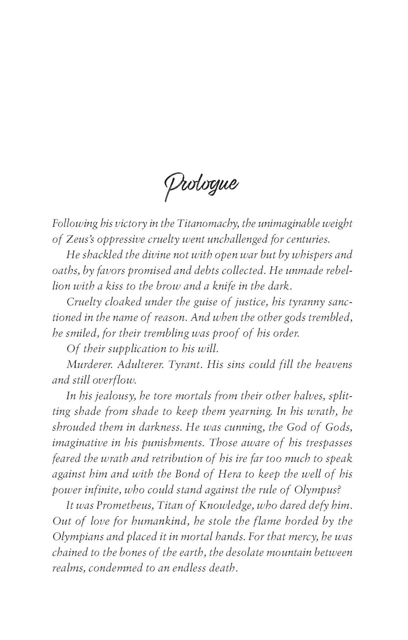 Of Myths & Muses